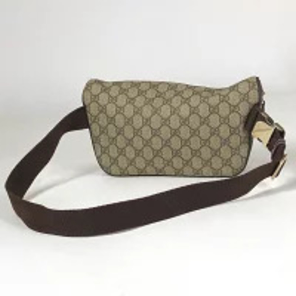 Gucci Bum canvas GG bag Belt waist Body Crossbody brown